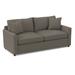 Braxton Culler Charleston 77" Flared Arm Sleeper w/ Reversible Cushions Wood/Revolution Performance Fabrics® in Gray | 36 H x 77 W x 37 D in | Wayfair