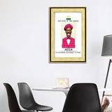 East Urban Home Akeem, Employee Of The Month by Manasseh Johnson - Print Canvas/Metal in Black/Green/Red | 40 H x 26 W x 1.5 D in | Wayfair