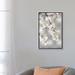 East Urban Home White Blossoms on Silver I by Kate Bennett - Painting Print Canvas in Gray/White | 26 H x 18 W x 1.5 D in | Wayfair