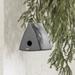 South Shore Dalya Decorative Bird House Resin in Gray | 10.5 H x 9 W x 10 D in | Wayfair 13821