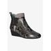 Women's Hemalia Bootie by J. Renee in Gray Black (Size 8 1/2 M)