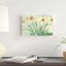 Winston Porter Daffodils Orange & White II by Samuel Dixon - Wrapped Canvas Painting Canvas in Green/White/Yellow | 8 H x 12 W x 1.25 D in | Wayfair