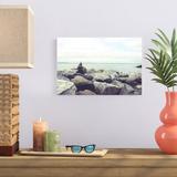 Highland Dunes Bay Rocks IV by Sonja Quintero - Wrapped Canvas Photograph Canvas in Gray | 12 H x 18 W x 1.25 D in | Wayfair
