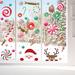 The Holiday Aisle® Santa & Rudolph Wall Decal in Green/Red/Yellow | 63 H x 53.15 W in | Wayfair 9A026CADAF0A40B1B6915C66942B538C