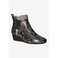 Wide Width Women's Hemalia Bootie by J. Renee in Gray Black (Size 7 1/2 W)