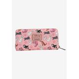 Plus Size Women's Loungefly x Disney Women's Zip Around Wallet Cats Cheshire Duchess by Disney in Pink