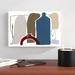 Wrought Studio™ Ceramic Vases I by Melissa Wang - Wrapped Canvas Painting Canvas in Blue/Red | 8 H x 12 W x 1.25 D in | Wayfair