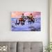 The Holiday Aisle® Sharin' Christmas w/ the Neighbors by Jack Sorenson - Wrapped Canvas Graphic Art Canvas in White | Wayfair