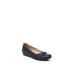 Wide Width Women's Impact Wedge Flat by LifeStride in Lux Navy (Size 8 1/2 W)