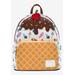 Plus Size Women's Loungefly x Disney Princess Ice Cream Cone Mini Backpack Handbag All-Over Print by Loungefly in Multi