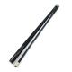 YRU 57inch Carbon Pool Cue, 1/2 Joint Snooker Cues Handmade Carbon Fiber Billiard Cue 9.5mm Tip Very Good Grip(Color:Black)