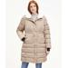 Jessica Simpson Women's Puffer Coats TAN - Tan Faux Fur-Trim Hooded Puffer Coat - Women & Plus