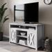 BELLEZE Corin Barn Door Wood TV Stand for TVs up to 55", 5 Colors