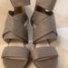 Michael Kors Shoes | Michael Kors Taupe Grey Leather High Heel Sandals | Color: Gray/Tan | Size: 7.5