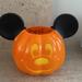 Disney Holiday | Disney Mickey Mouse Halloween Bucket With Handle | Color: Black/Orange | Size: About 8” X 11”