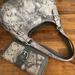 Coach Bags | Authentic Coach Snakeskin Hobo & Wallet | Color: Gray/Silver | Size: 13” X 9” X 4.5”