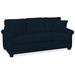 Braxton Culler Park Lane 55" Rolled Arm Sofa Bed w/ Reversible Cushions in Black | 36 H x 81 W x 37 D in | Wayfair 759-015/GMF/0805-61/BLACK