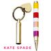 Kate Spade Office | Kate Spade New York Candy Stripe Key Fob Pen | Color: Gold | Size: Os