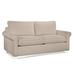 Braxton Culler Park Lane 73" Rolled Arm Loveseat w/ Reversible Cushions Other Performance Fabrics in White/Brown | 36 H x 62 W x 38 D in | Wayfair