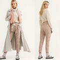 Free People Pants & Jumpsuits | Free People Caraway Pant Brown Sz 12 | Color: Brown/Cream | Size: 12