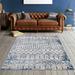 Blue/Gray 0.5 in Area Rug - Madison Park Hannah Moroccan Global Woven Area Rug Polyester/Polypropylene | 0.5 D in | Wayfair MP35-7580