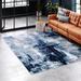 Blue 87 x 63 x 0.31 in Area Rug - Steelside™ Cornwell Abstract Aqua/Navy Area Rug | 87 H x 63 W x 0.31 D in | Wayfair