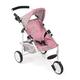 Bayer Chic 2000 - Puppenbuggy Lola, Jogging-Buggy, Puppenjogger, Puppenwagen, Bärchen, rosa