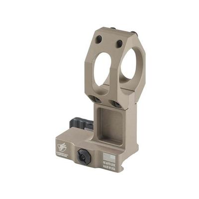 American Defense Manufacturing Aimpoint M68/CompM2/Pro QD Mount NV Height Titanium Lever Flat Dark Earth AD-68-NV-FDE-TL