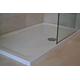 Diamond Low Profile 35mm Rectangular Central Waste Stone Resin White Shower Tray Various Sizes Inc FREE Shower Waste (1100x900)