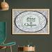 East Urban Home Ambesonne Queen Wall Art w/ Frame, Here Sits The Queen Words w/ Oval Monochromatic Vintage Leafy Motifs | Wayfair