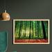 East Urban Home Ambesonne Forest Wall Art w/ Frame, Trees Forest Picture From Indoor Sun Rays As Background Wooden Floor Art Print | Wayfair