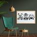 East Urban Home Ambesonne Animal Wall Art w/ Frame, Hipster Panda Bear Cigar Fox & Rabbit Glasses In Human Clothes Illustration | Wayfair