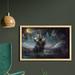 East Urban Home Ambesonne Fantasy Wall Art w/ Frame, Illustration Of Medival Dwarf Knight In Gothic Shield In Mysterious Forest | Wayfair