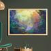East Urban Home Ambesonne Sea Animals Wall Art w/ Frame, Underwater w/ Coral Reef & Colorful Fish Aquarium Print | Wayfair
