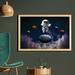 East Urban Home Ambesonne Outer Space Wall Art w/ Frame, Astronaut In The Outer Space The Planets Globe Satellite Energy Eternity Theme | Wayfair