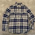 American Eagle Outfitters Shirts | Mens Large Flannel - Navy And White | Color: Blue/White | Size: L
