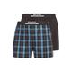 BOSS Mens 2P Boxer Shorts EW Two-Pack of Cotton Pyjama Shorts with Logo Waistband Turquoise