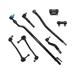 2000-2004 Ford F250 Super Duty Front Sway Bar Tie Rod End Drag Link Kit - Detroit Axle