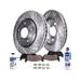 2005-2010 Jeep Grand Cherokee Front Brake Pad and Rotor Kit - Detroit Axle