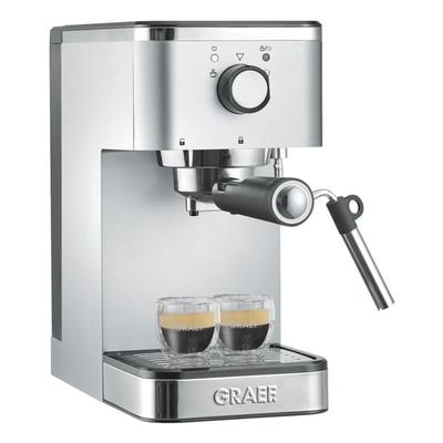 Espresso-Maschine »salita ES400« silber silber, Graef, 14x28.5x28.5 cm