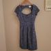Anthropologie Dresses | Anthropology Sweetheart Neck Dress Size Xs | Color: Blue | Size: Xs