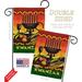 Angeleno Heritage Celebrate Kwanzaa 2-Sided Polyester Blend 18.5 x 13 in. Flag Set in Green/Red/Yellow | 18.5 H x 13 W in | Wayfair