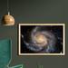 East Urban Home Galaxy Wall Art w/ Frame, Stars In Galaxy Spiral Planet Outer Space Nebula Astronomy Theme Image Print | Wayfair