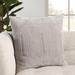 Nikki Chu Deco Square Cotton Pillow Cover & Insert Down/Feather in Gray/White/Brown | 22 H x 22 W x 6 D in | Wayfair PLW103773