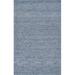 Blue/Brown 42 x 0.25 in Area Rug - Birch Lane™ Zaley Handmade Tufted Wool Blue/Sand Area Rug Wool | 42 W x 0.25 D in | Wayfair