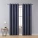 Latitude Run® Allizon Solid Blackout Thermal Grommet Curtain Panels Polyester in Green/Blue/Navy | 54 H in | Wayfair