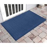 Matterly WaterHog Chevron Indoor Outdoor Door Mat Synthetics in White | Rectangle 3' x 5' | Wayfair 20489610035