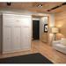 Lark Manor™ Alvaretta Murphy Bed Wood in White | 89.875 H x 69.375 W x 20.25 D in | Wayfair EF35BAF2E47B41F180CF81445CE933AB