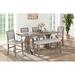 Wagenen Counter Height Extendable Dining Table Wood in Brown/Gray Laurel Foundry Modern Farmhouse® | 36 H in | Wayfair