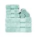 Hashtag Home Agridaki Turkish Cotton 9 Piece Solid Ultra-Plush Heavyweight Towel Set Terry Cloth/Turkish Cotton | 28 W in | Wayfair